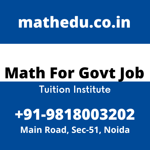 Govt Jobs Math Tuition